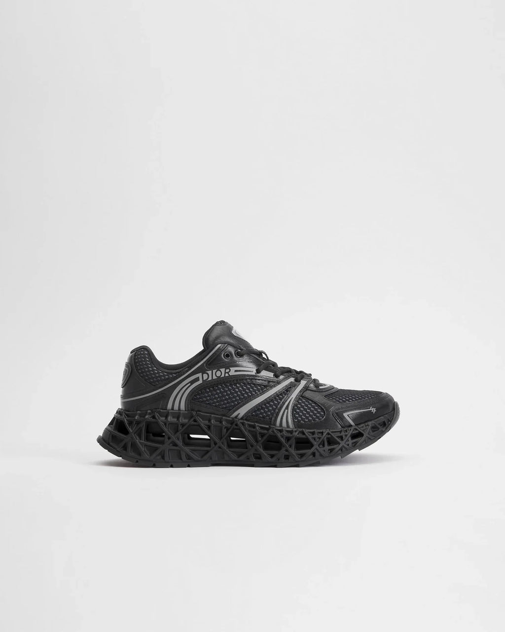 Dior B35 Series Black Mesh Rubber Sneakers