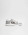 Dior B57 Series Grey‑White Calfskin Low‑Top Sneakers
