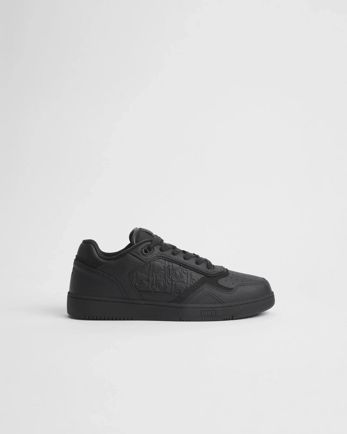 Dior B27 Uptown Men’s Black Grained Calfskin Sneakers with Gravity Panels
