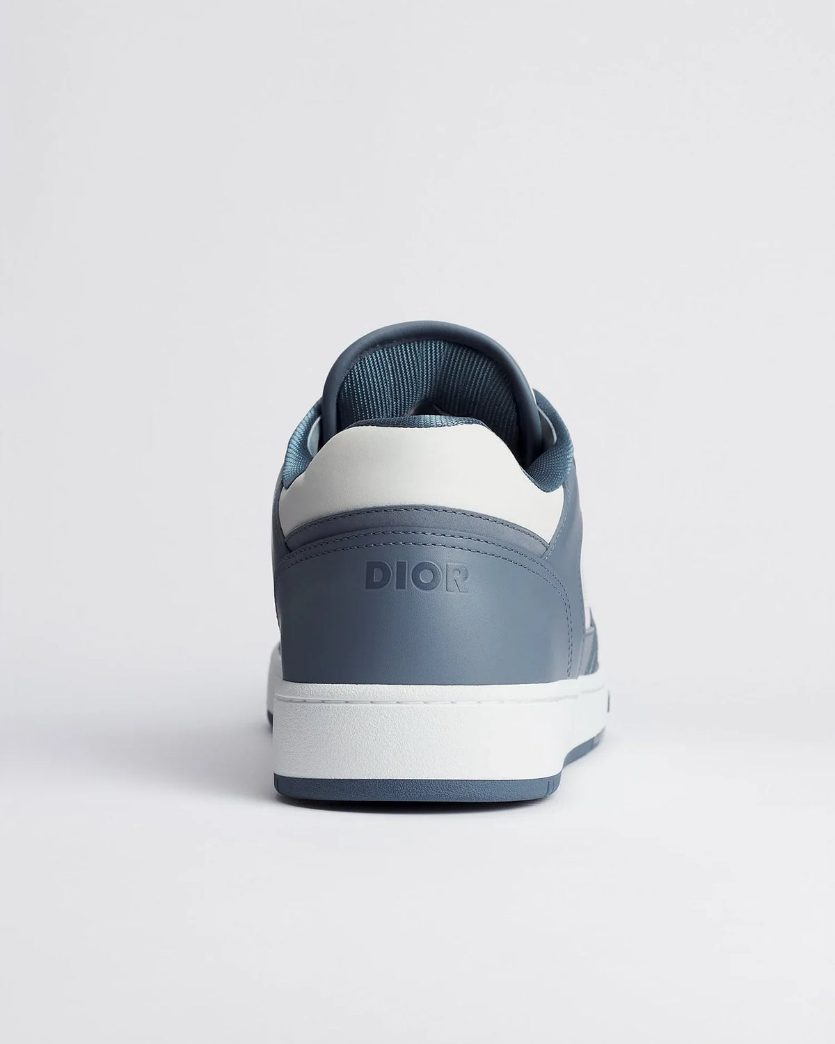 Dior B27 Uptown Men’s Blue & White Calfskin Sneakers with Oblique Galaxy Panels