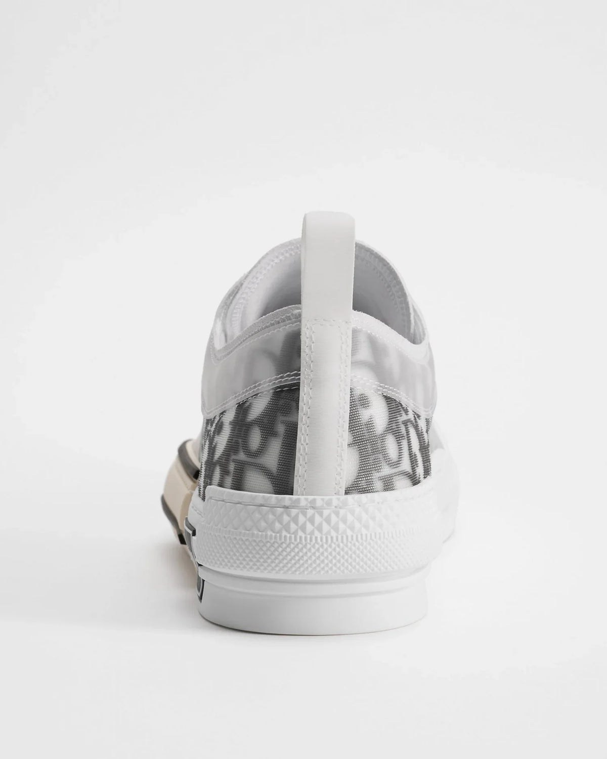 Dior B23 League Unisex Low-Top Sneakers in White Oblique Canvas