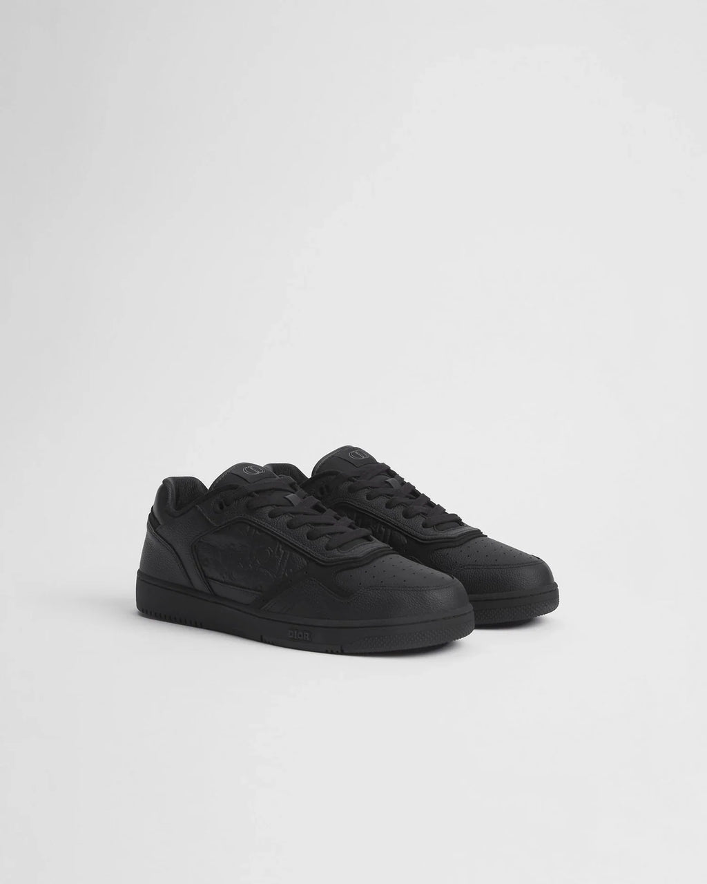 Dior B27 Uptown Men’s Black Grained Calfskin Sneakers with Gravity Panels