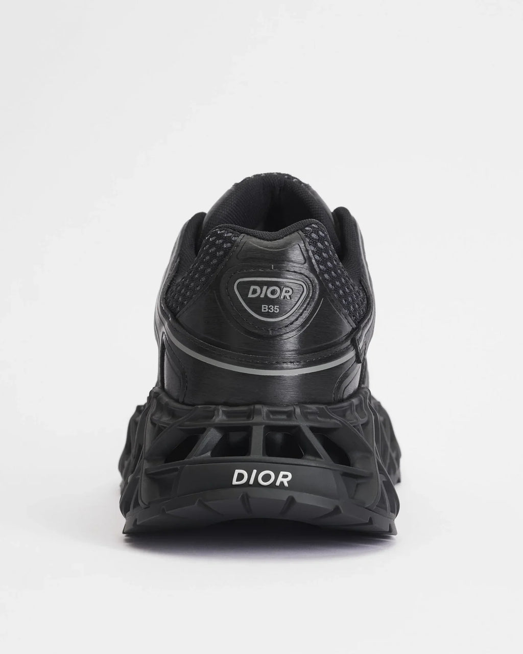 Dior B35 Series Black Mesh Rubber Sneakers