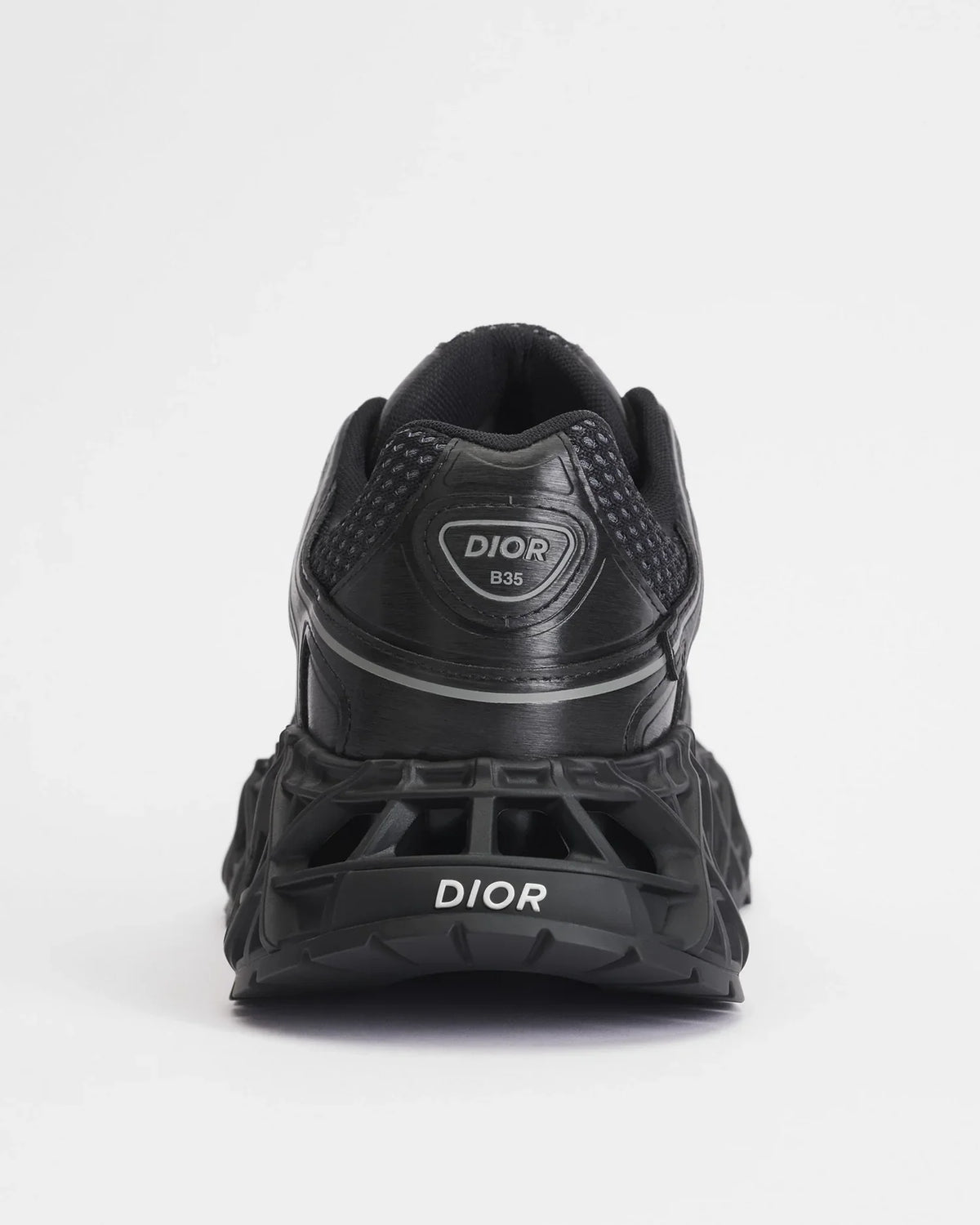 Dior B35 Series Black Mesh Rubber Sneakers