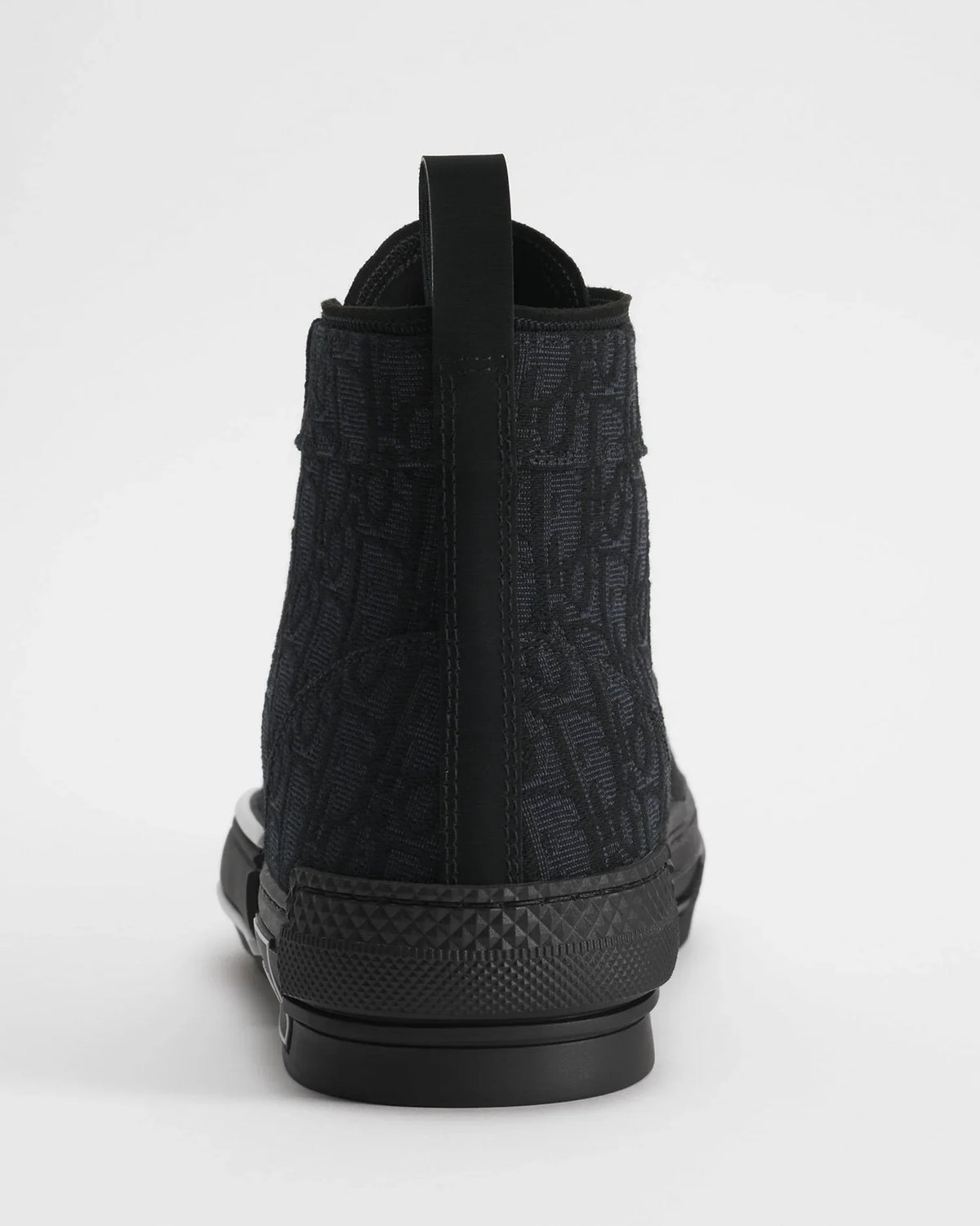 Dior B23 League Unisex High-Top Sneakers in Black Oblique Jacquard