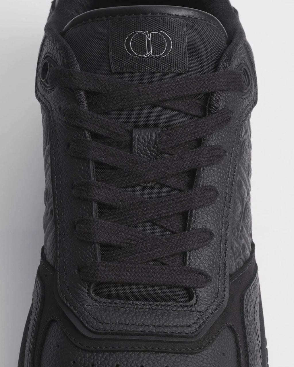 Dior B27 Uptown Men’s Black Grained Calfskin Sneakers with Gravity Panels