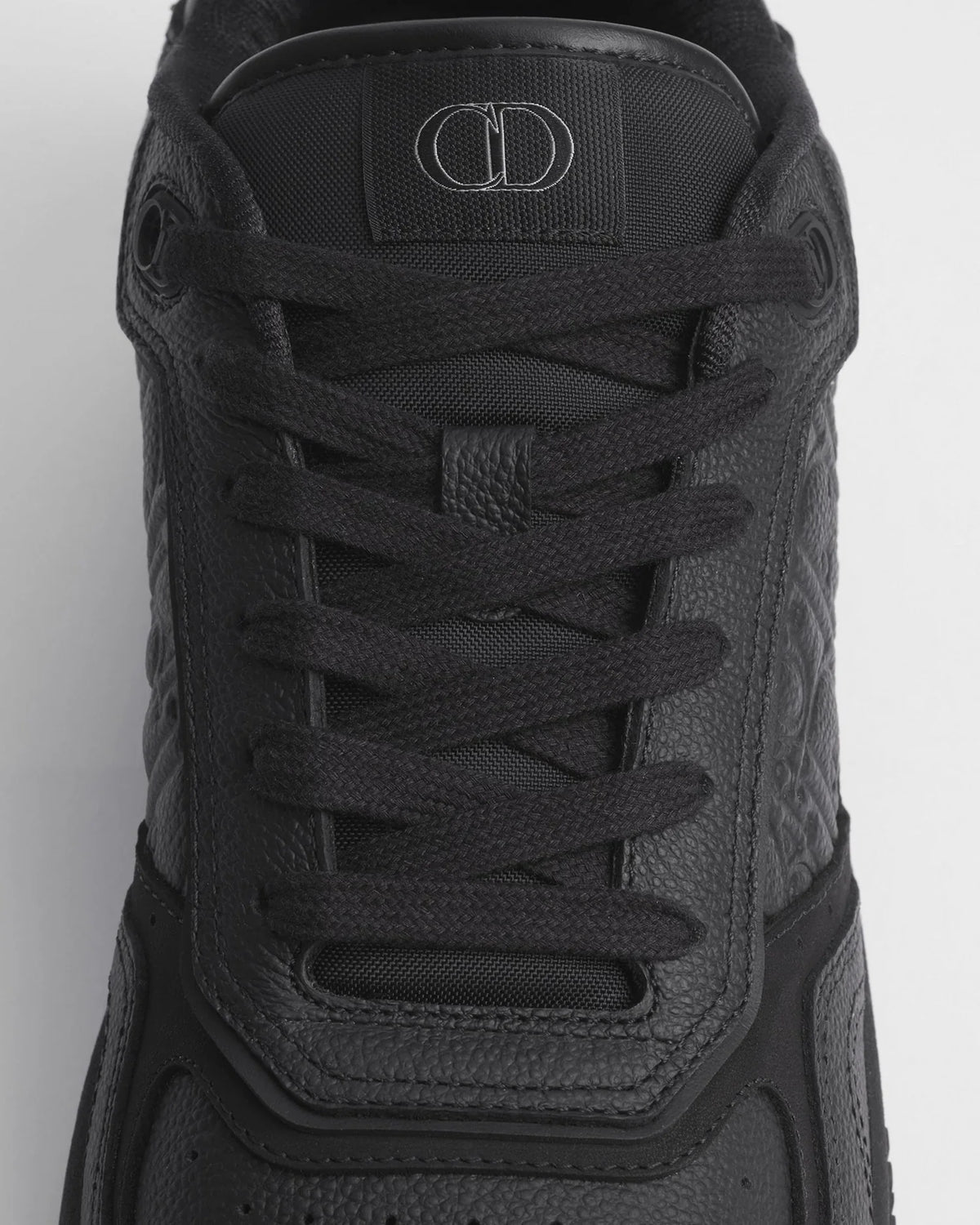 Dior B27 Uptown Men’s Black Grained Calfskin Sneakers with Gravity Panels