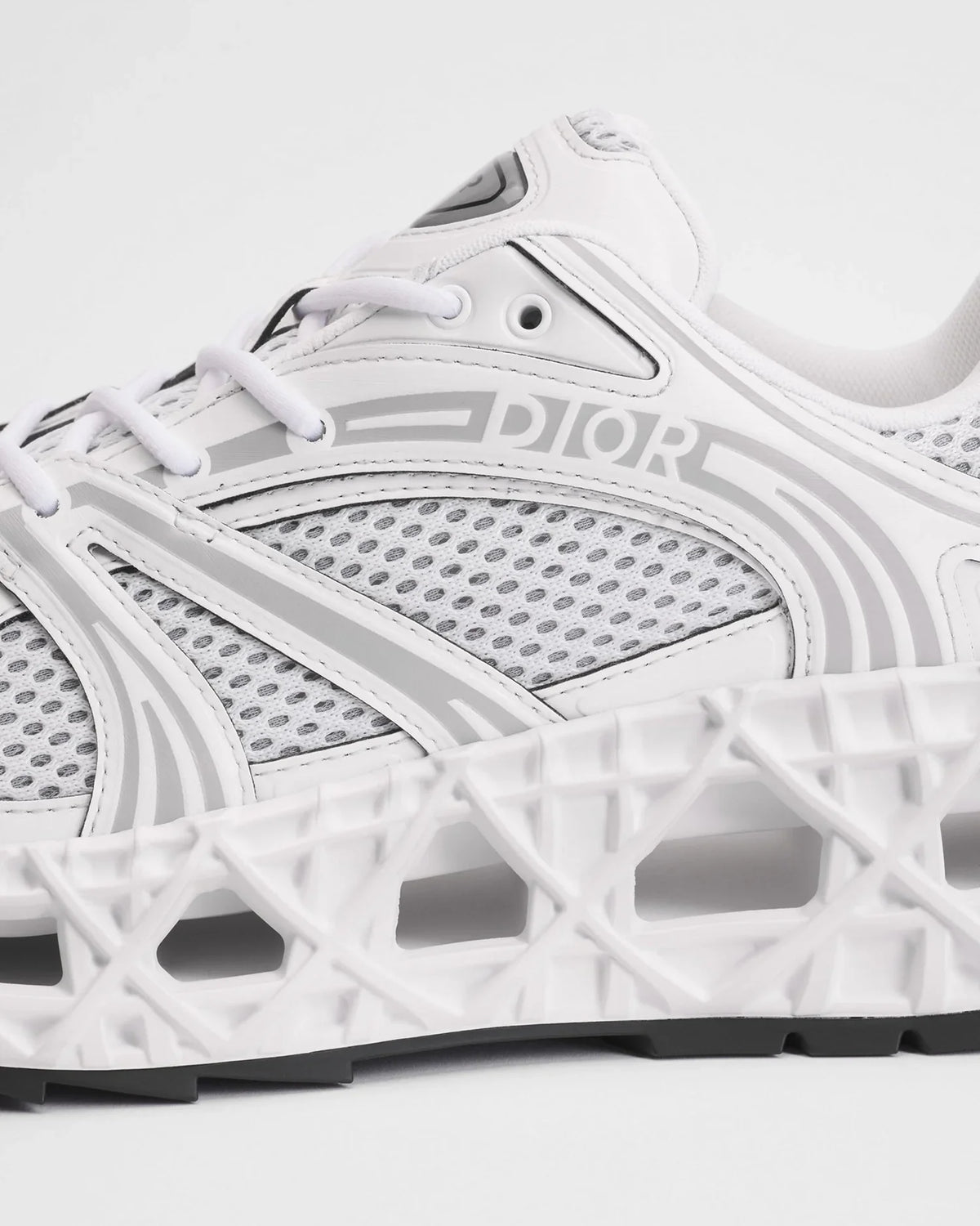 Dior B35 Series White Mesh Rubber Sneakers
