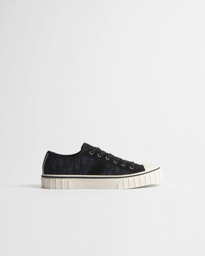 Dior B33 Black Oblique Jacquard Low‑Top Sneakers