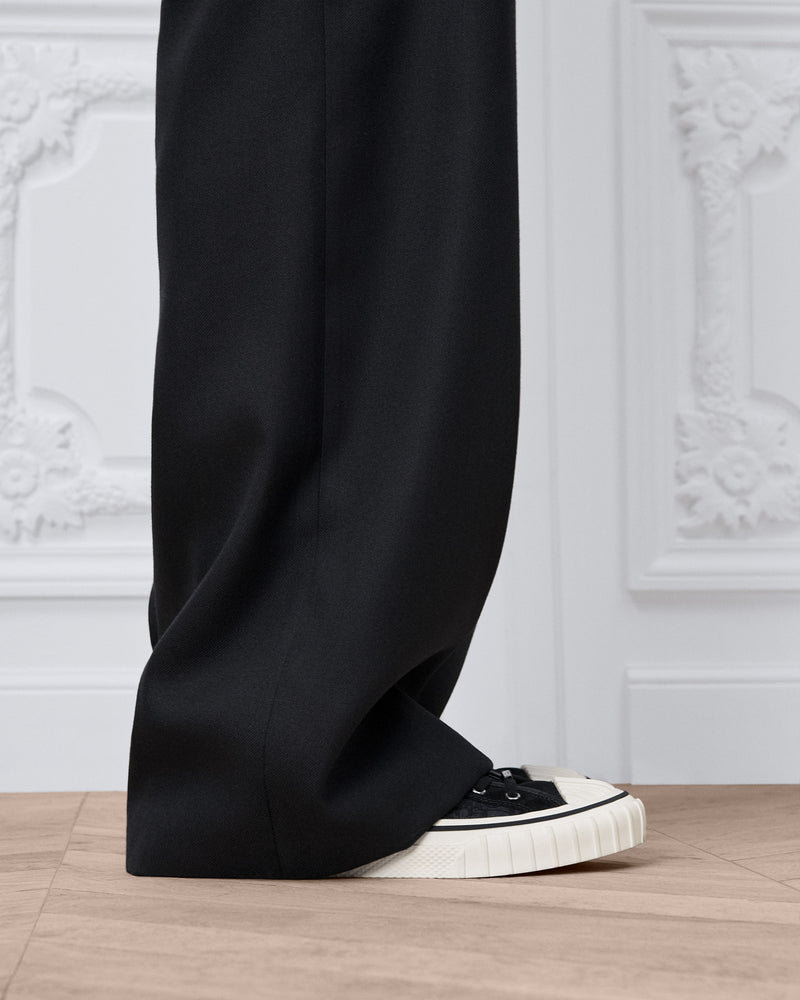 Dior B33 Black Oblique Jacquard Low‑Top Sneakers