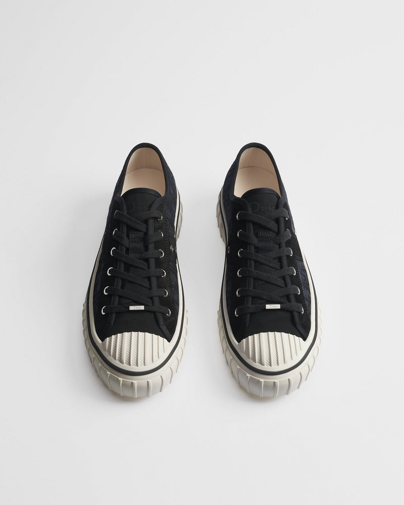 Dior B33 Black Oblique Jacquard Low‑Top Sneakers