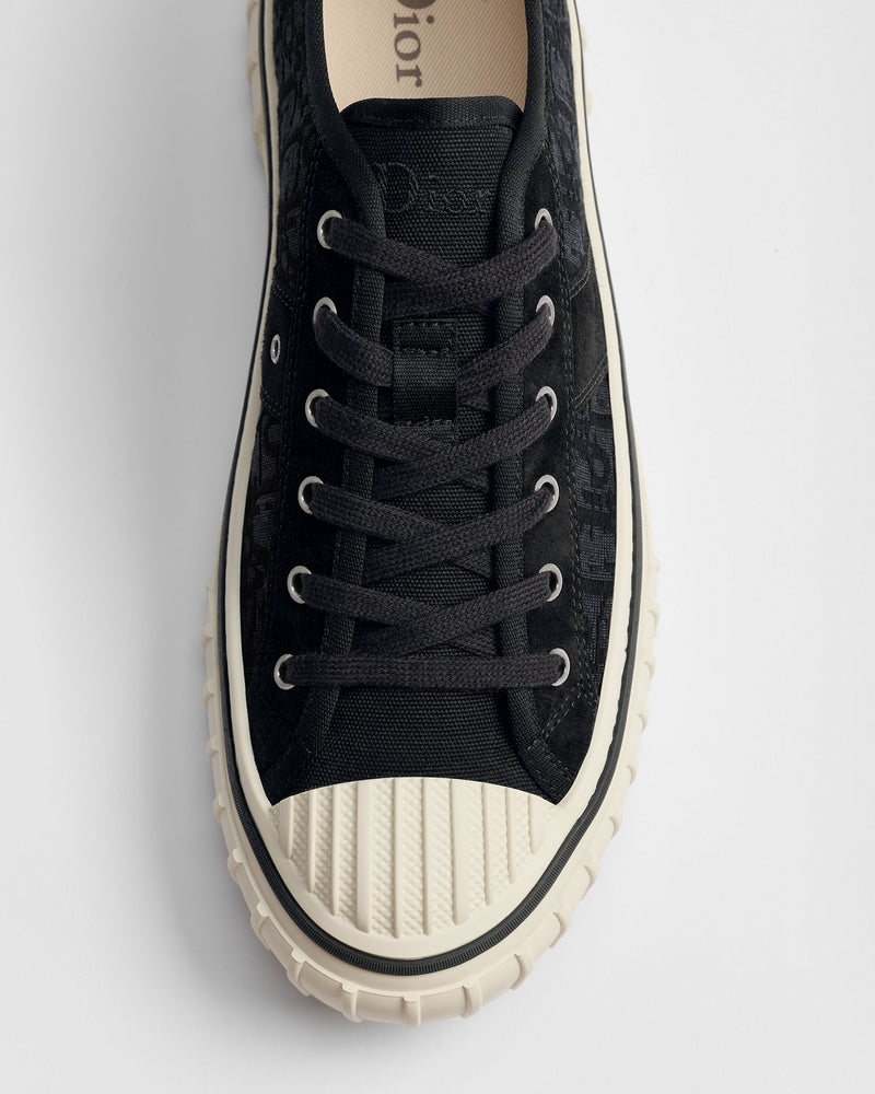 Dior B33 Black Oblique Jacquard Low‑Top Sneakers