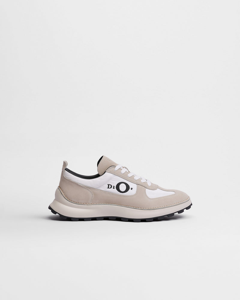 Dior B31 Runner Light‑Beige Suede & Nylon Low‑Top Sneakers