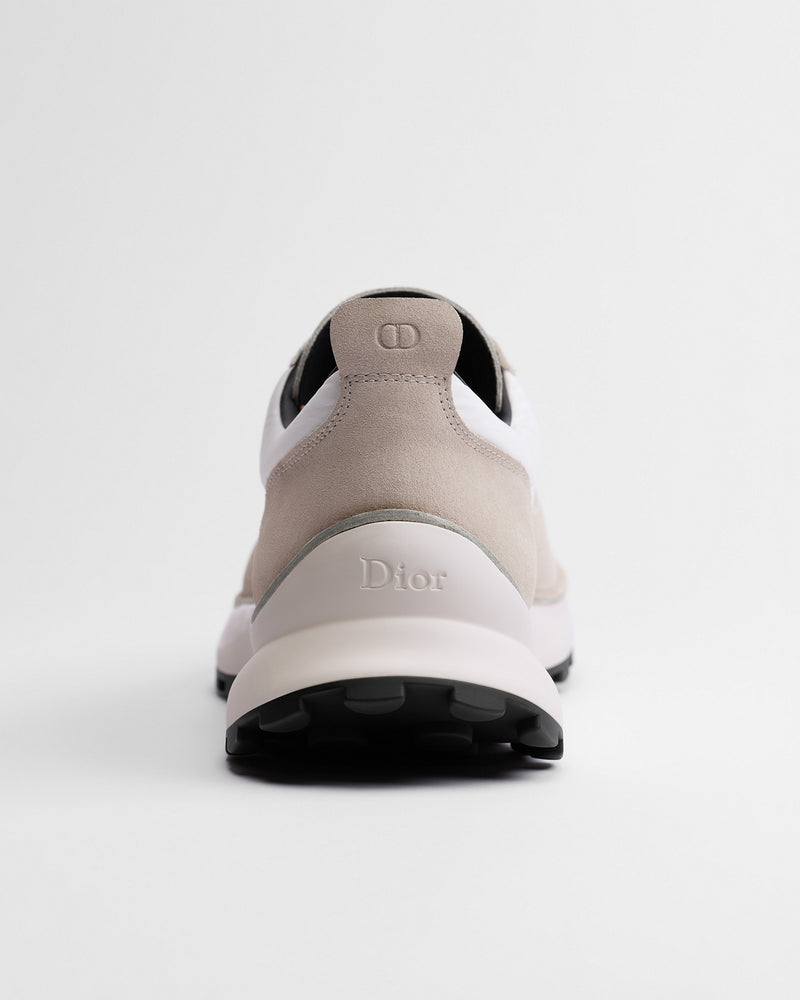 Dior B31 Runner Light‑Beige Suede & Nylon Low‑Top Sneakers
