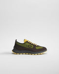 Dior B31 Runner Brown‑Olive Suede & Nylon Low‑Top Sneakers