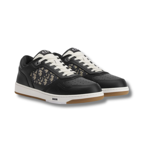 Dior B27 Black Oblique Jacquard Low Top Sneakers