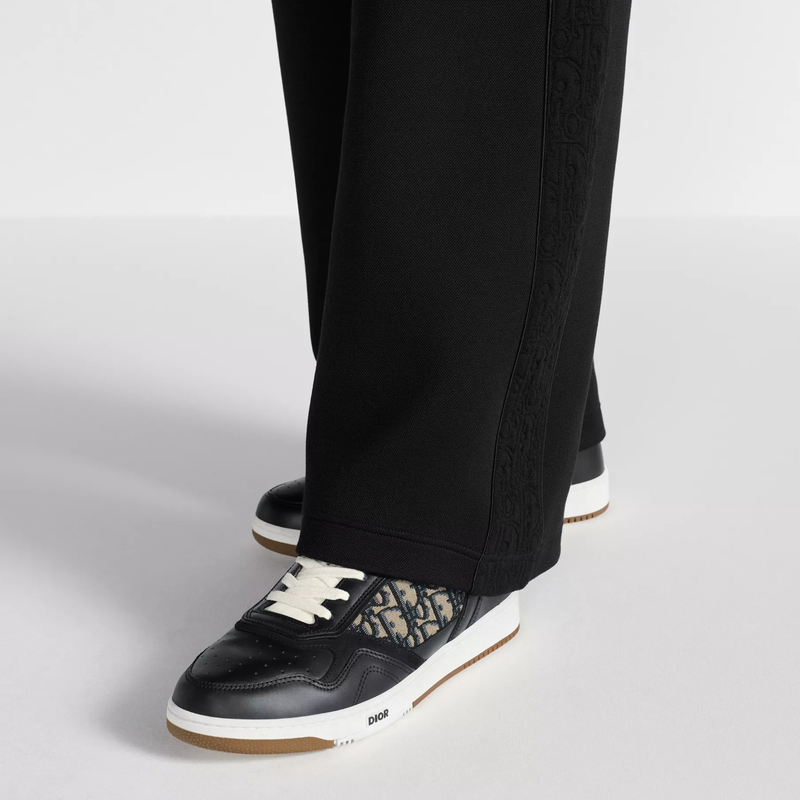 Dior B27 Black Oblique Jacquard Low Top Sneakers