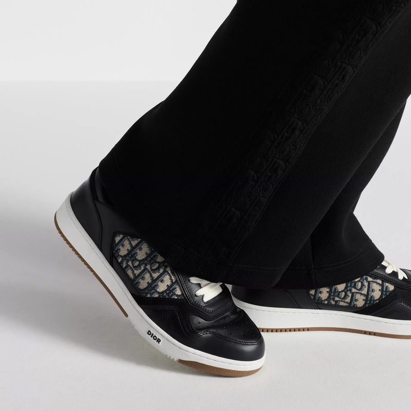 Dior B27 Black Oblique Jacquard Low Top Sneakers