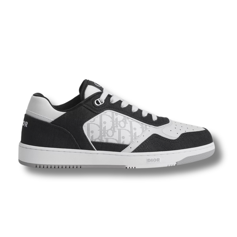 Dior B27 Black White Oblique Print Low Top Sneakers
