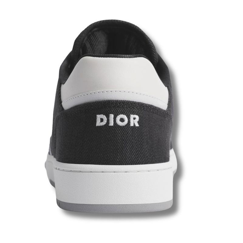 Dior B27 Black White Oblique Print Low Top Sneakers