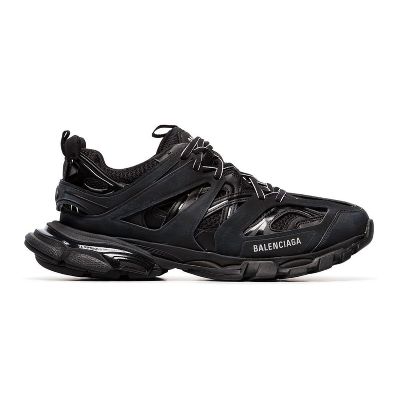Balenciaga Track Black Mesh Nylon Runner Sneakers