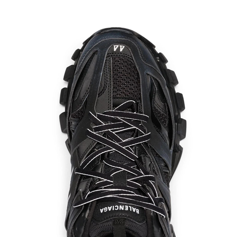 Balenciaga Track Black Mesh Nylon Runner Sneakers