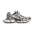 Balenciaga 3XL White Black Mesh Sneakers