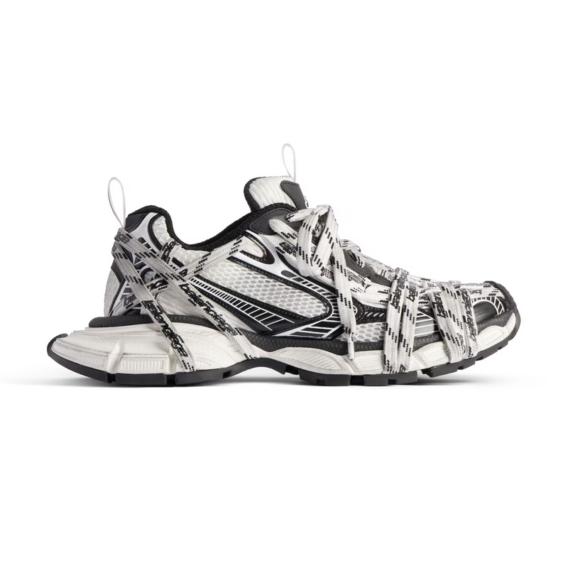 Balenciaga 3XL White Black Mesh Sneakers
