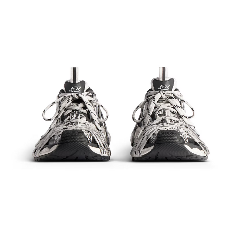 Balenciaga 3XL White Black Mesh Sneakers
