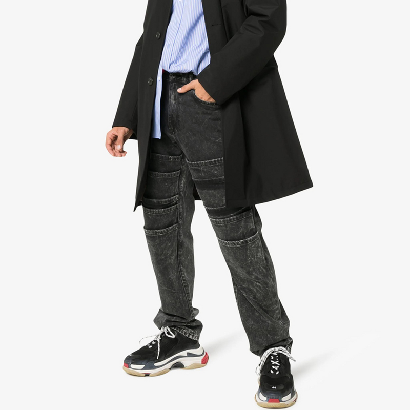 Balenciaga Triple S Black Red Multi Dad Sneakers