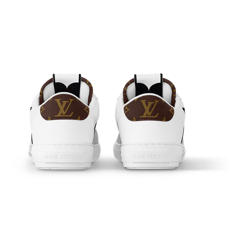 Louis Vuitton Charlie White Grey Leather Sneakers
