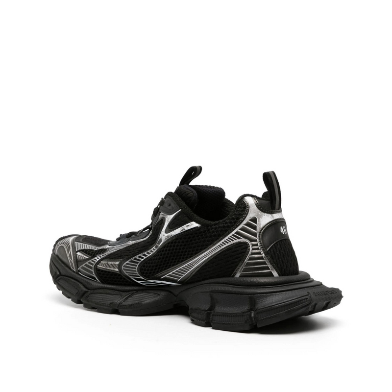 Balenciaga 3XL Black Silver Mesh Sneakers