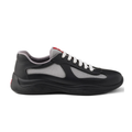 Prada America's Cup Black Grey Mesh Sneakers