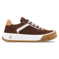 Louis Vuitton LV Tilted Brown Suede Casual Shoes