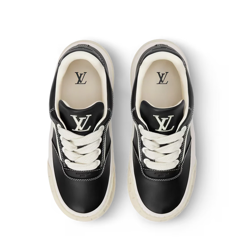 Louis Vuitton LV Tilted Black Leather Sneaker