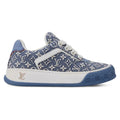 Louis Vuitton LV Tilted Blue Monogram Denim Sneaker