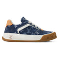 Louis Vuitton LV Tilted Navy Monogram Canvas Sneaker