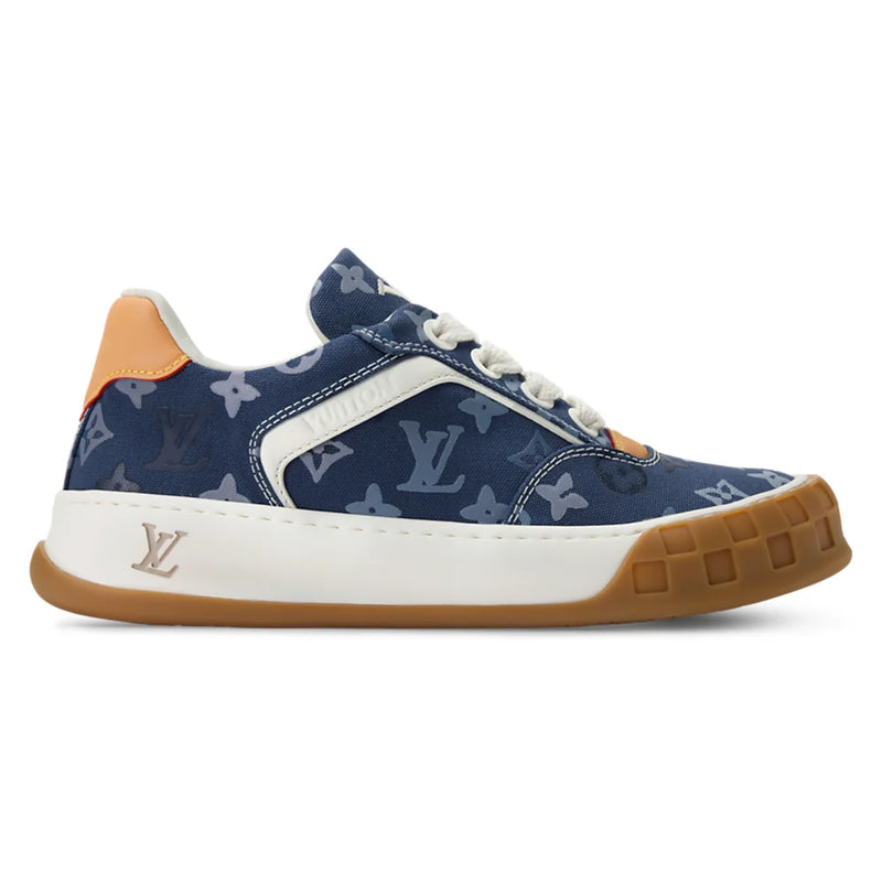 Louis Vuitton LV Tilted Navy Monogram Canvas Sneaker