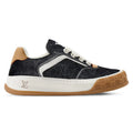 Louis Vuitton LV Tilted Black Monogram Denim Sneaker