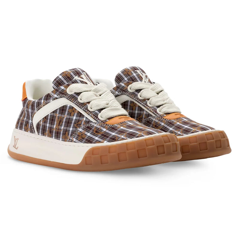 Louis Vuitton LV Tilted Plaid Monogram Casual Shoes
