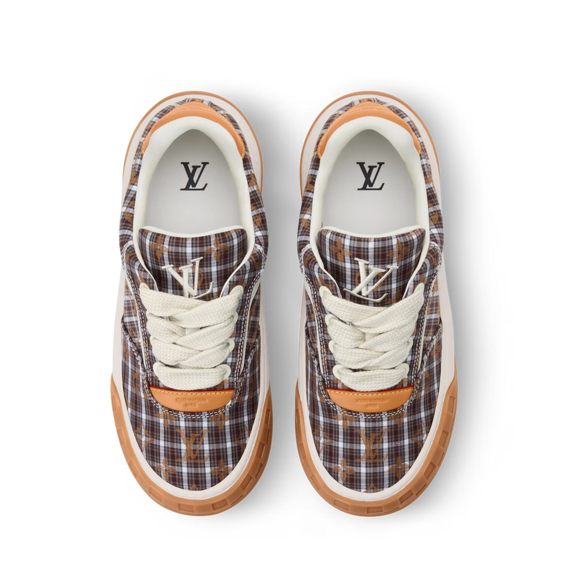 Louis Vuitton LV Tilted Plaid Monogram Casual Shoes